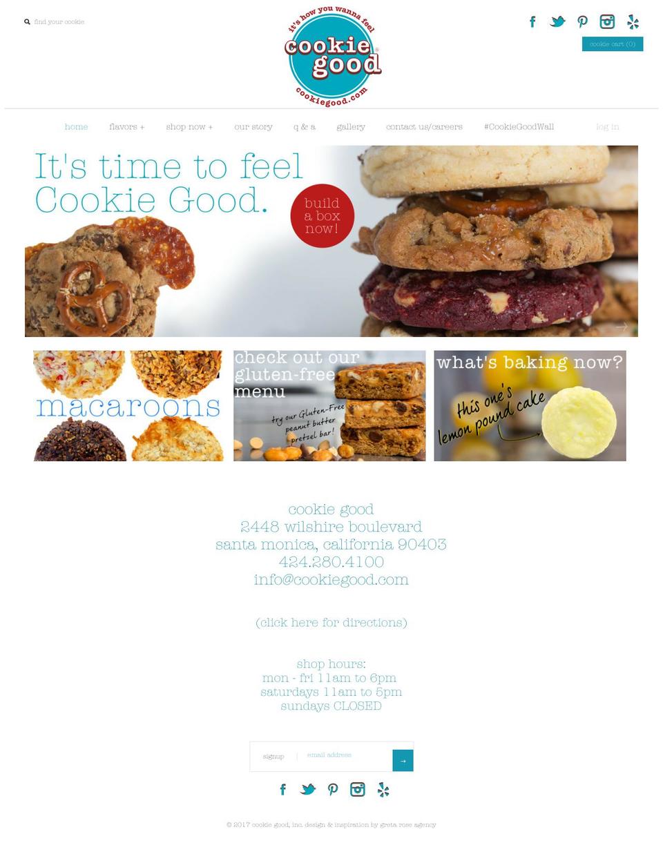 cookiegood.com shopify website screenshot