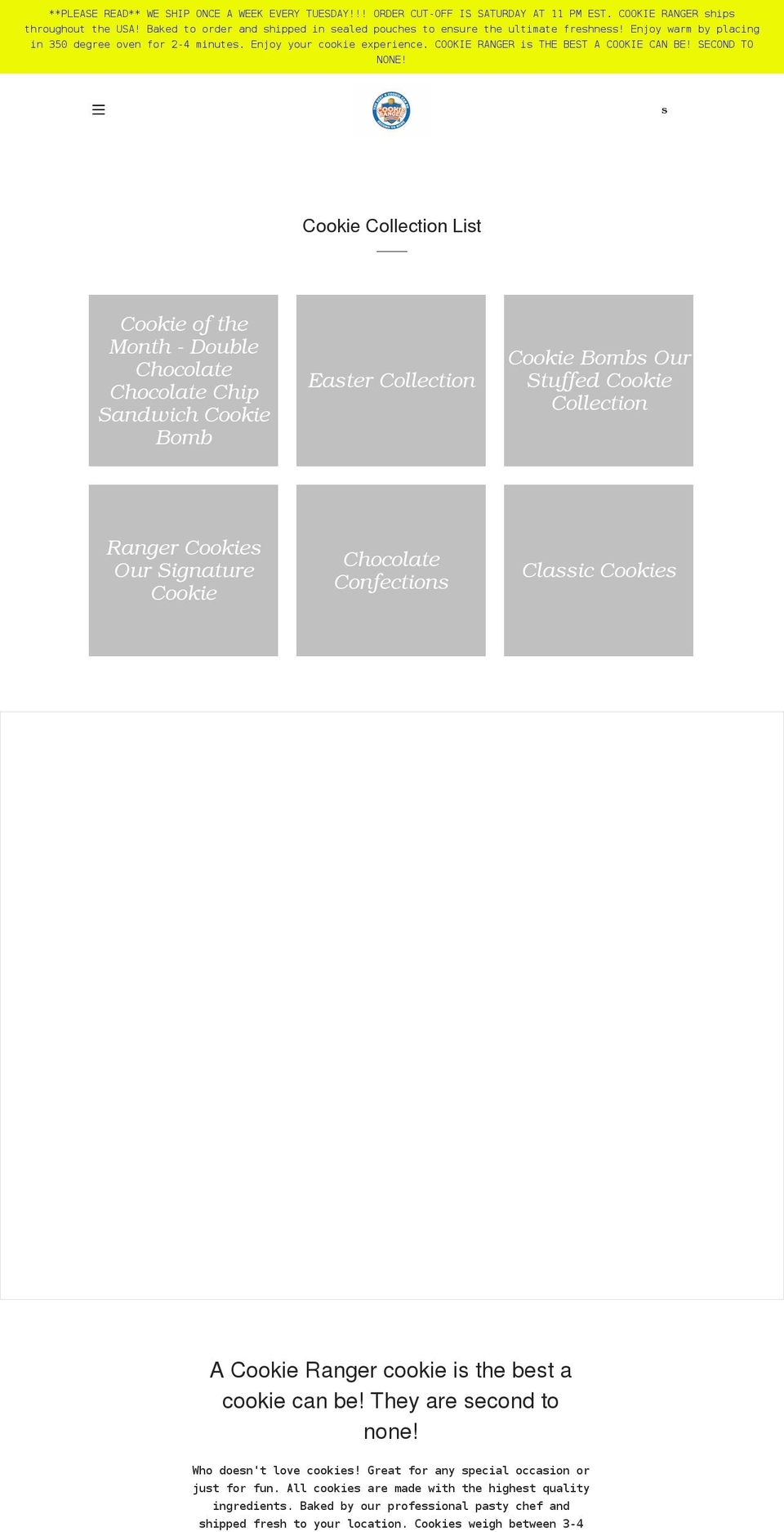 cookieranger.com shopify website screenshot
