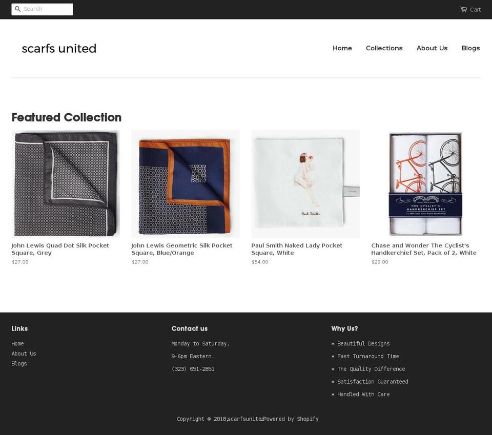 cookiescarf.com — Shopify storefront screenshot
