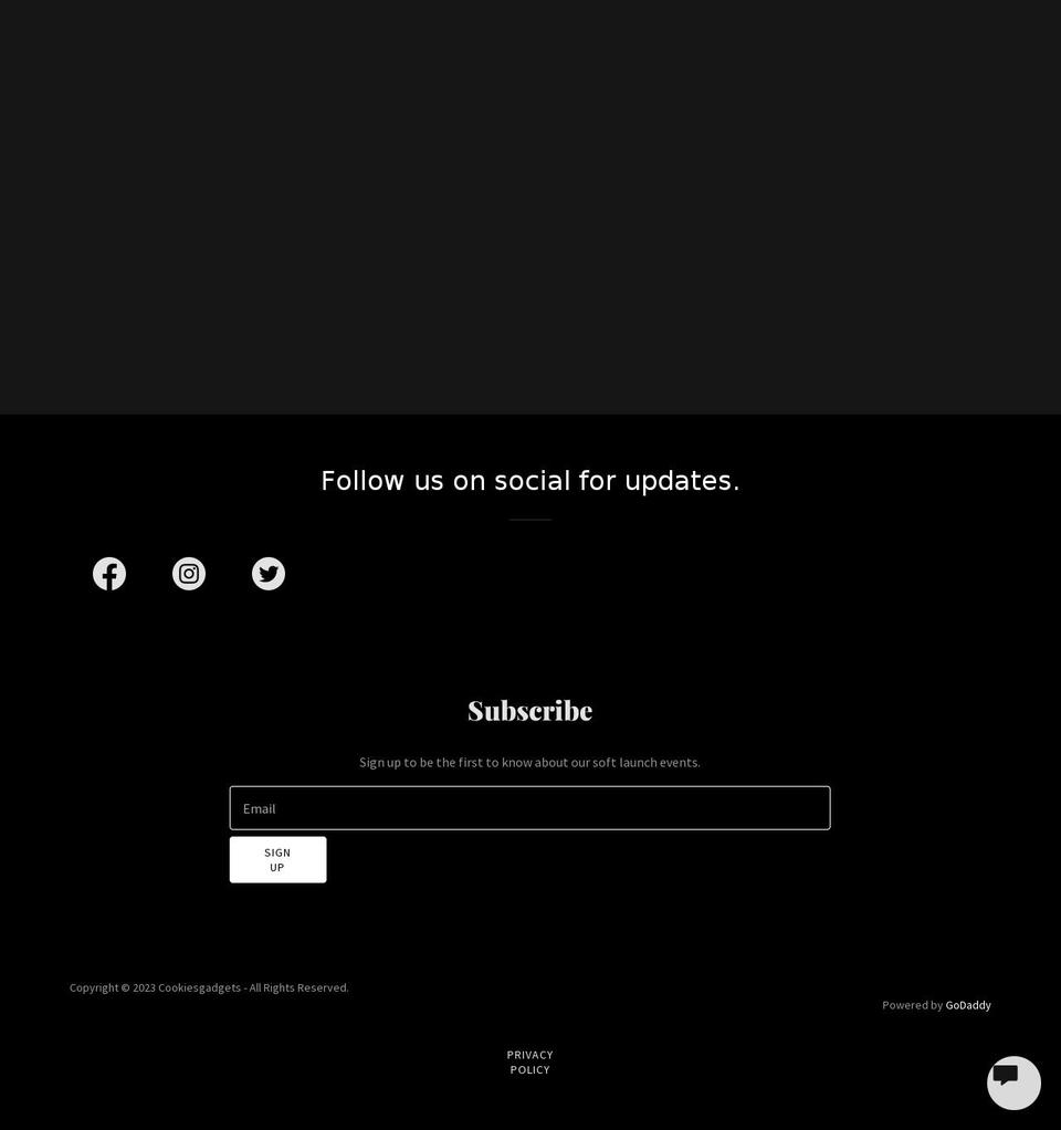 cookiesgadgets.com — Shopify storefront screenshot