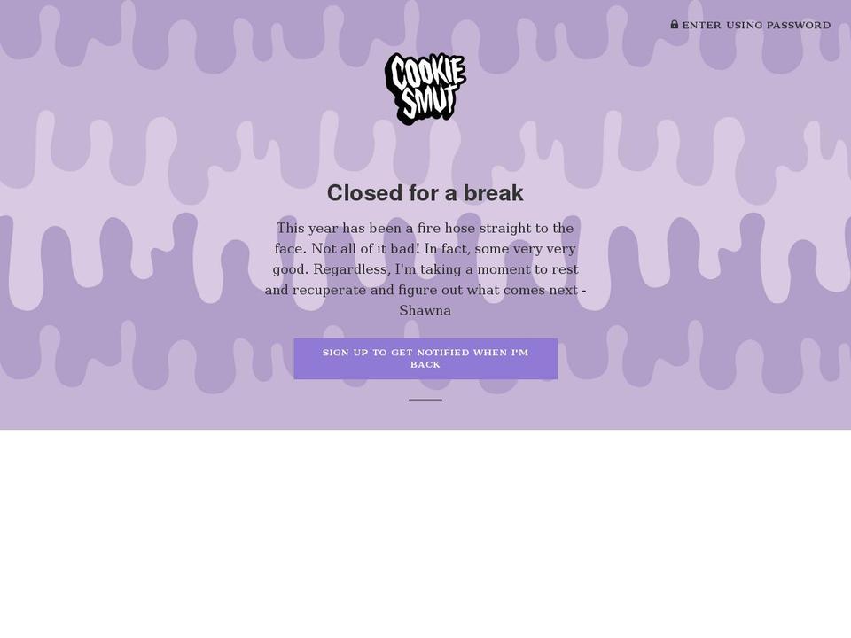 cookiesmut.com shopify website screenshot