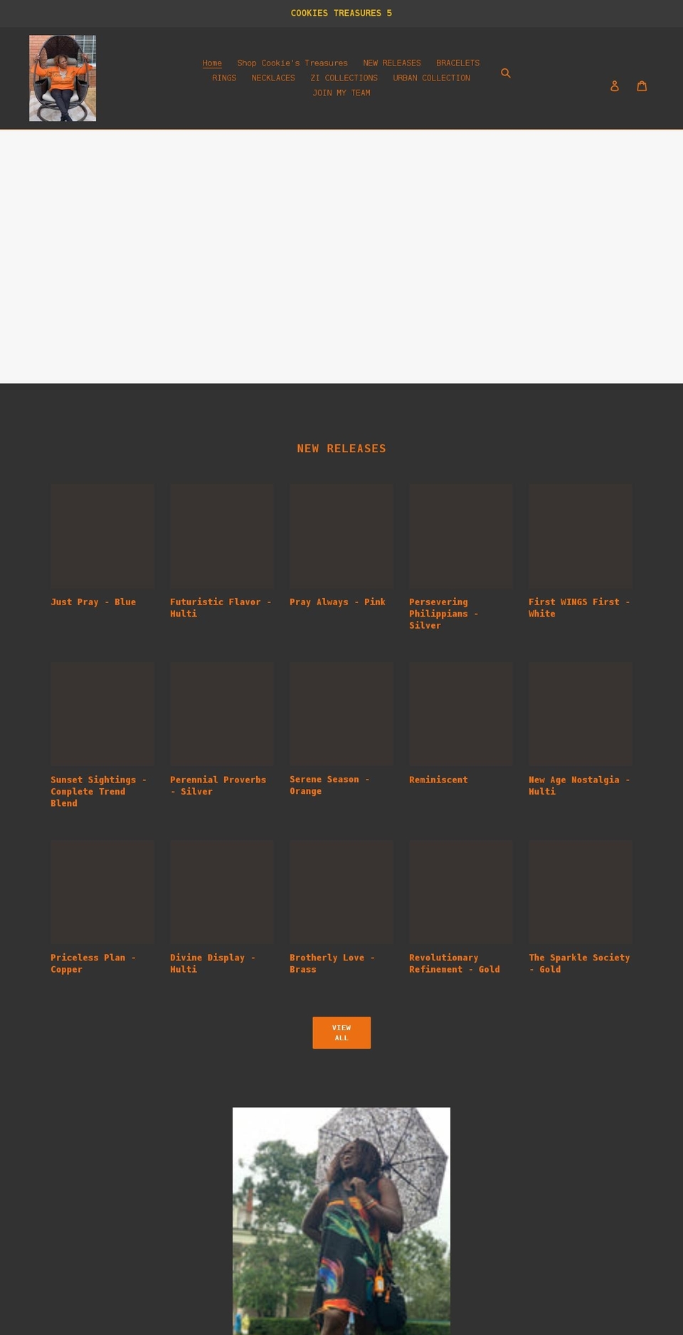cookiestreasures5.com shopify website screenshot