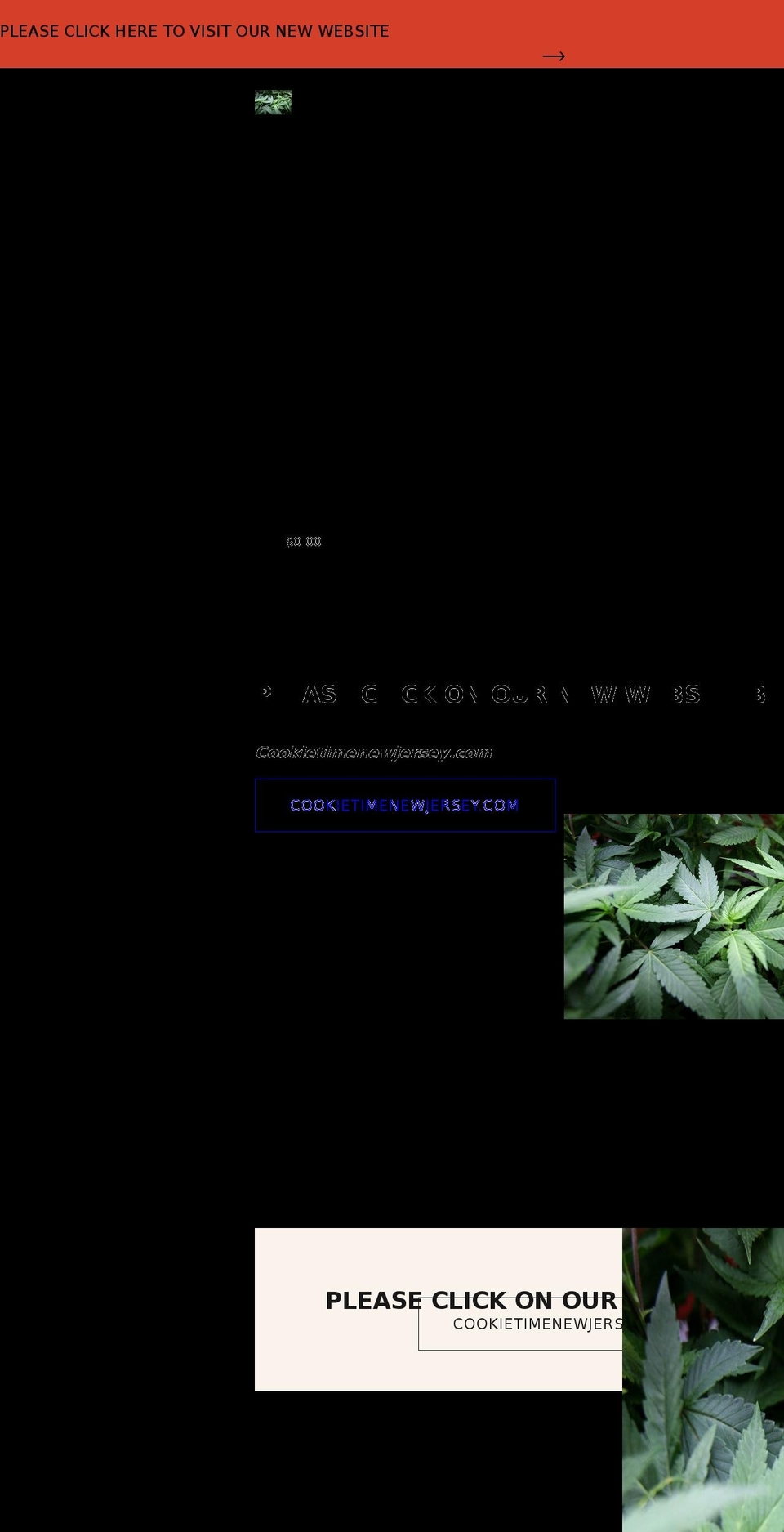 cookietimenj.com shopify website screenshot