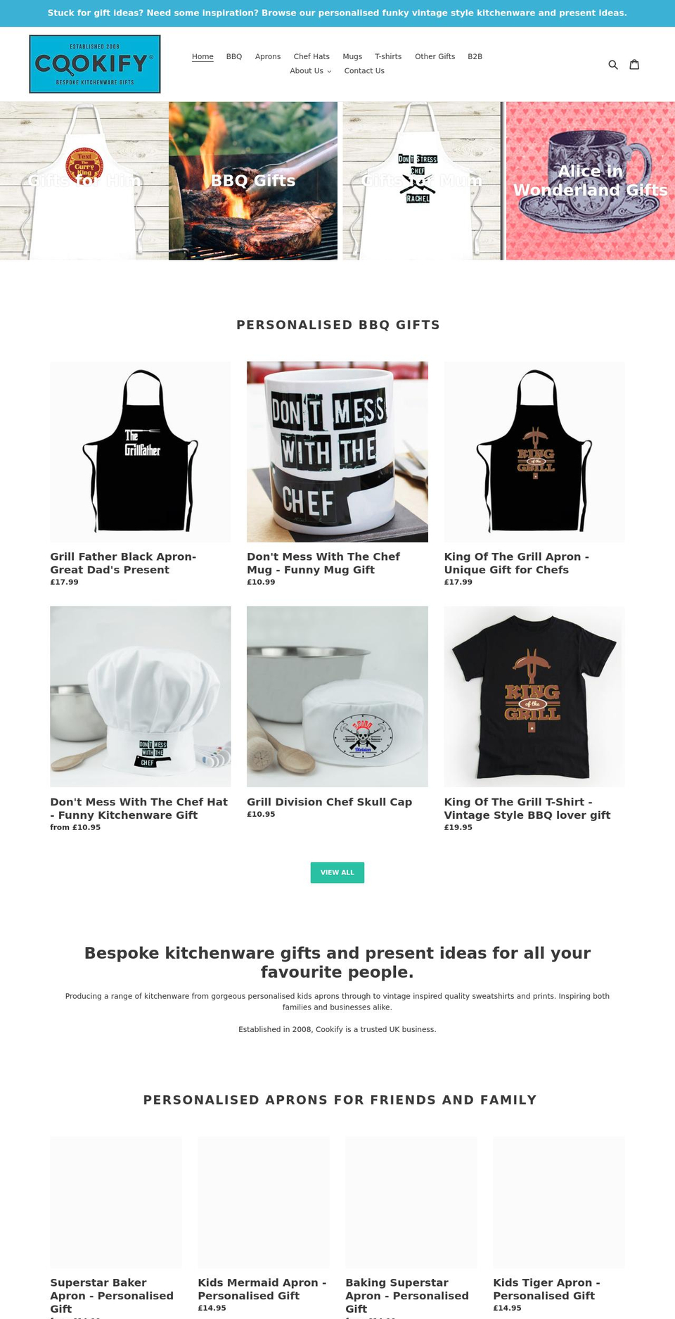 cookify.co.uk shopify website screenshot