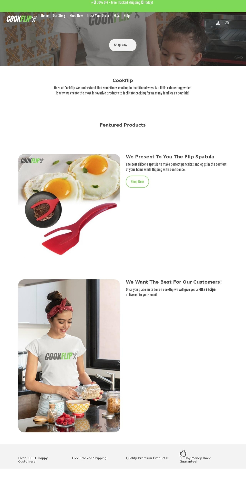 cookingflipper.com shopify website screenshot