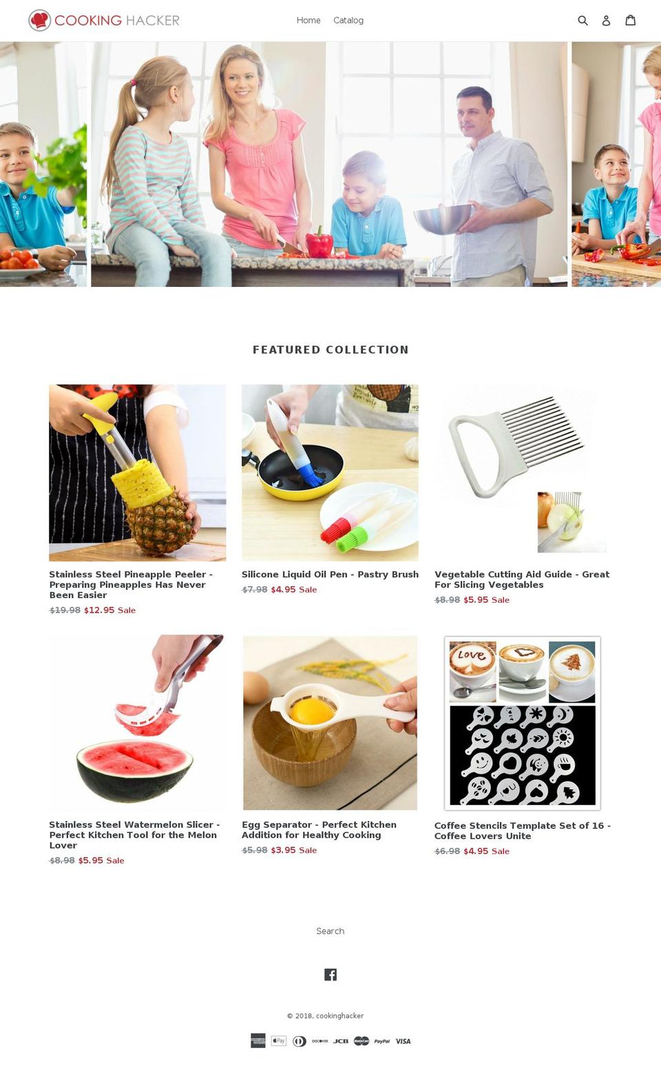 cookinghacker.com — Shopify storefront screenshot