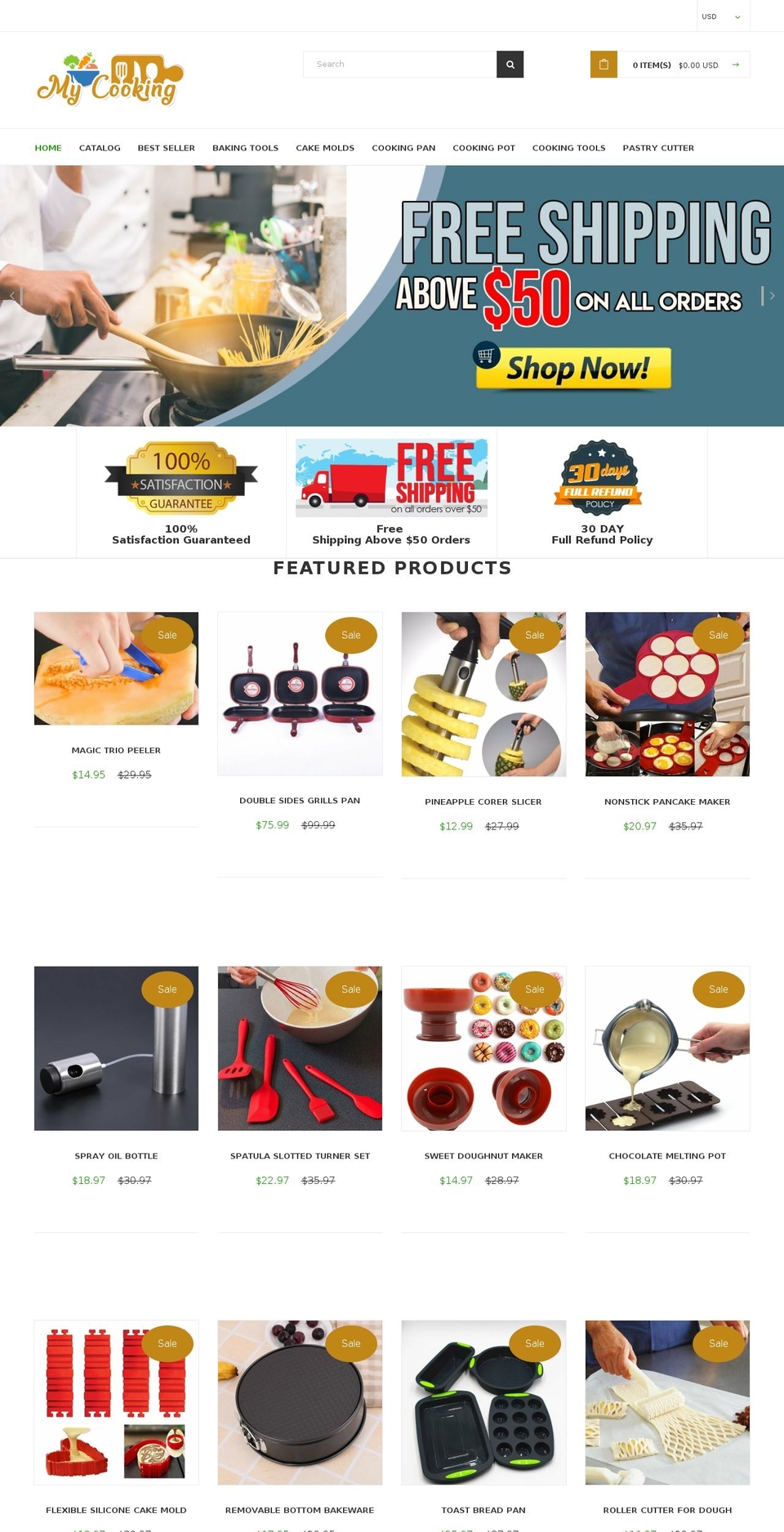 cookinglifestyle1.com shopify website screenshot
