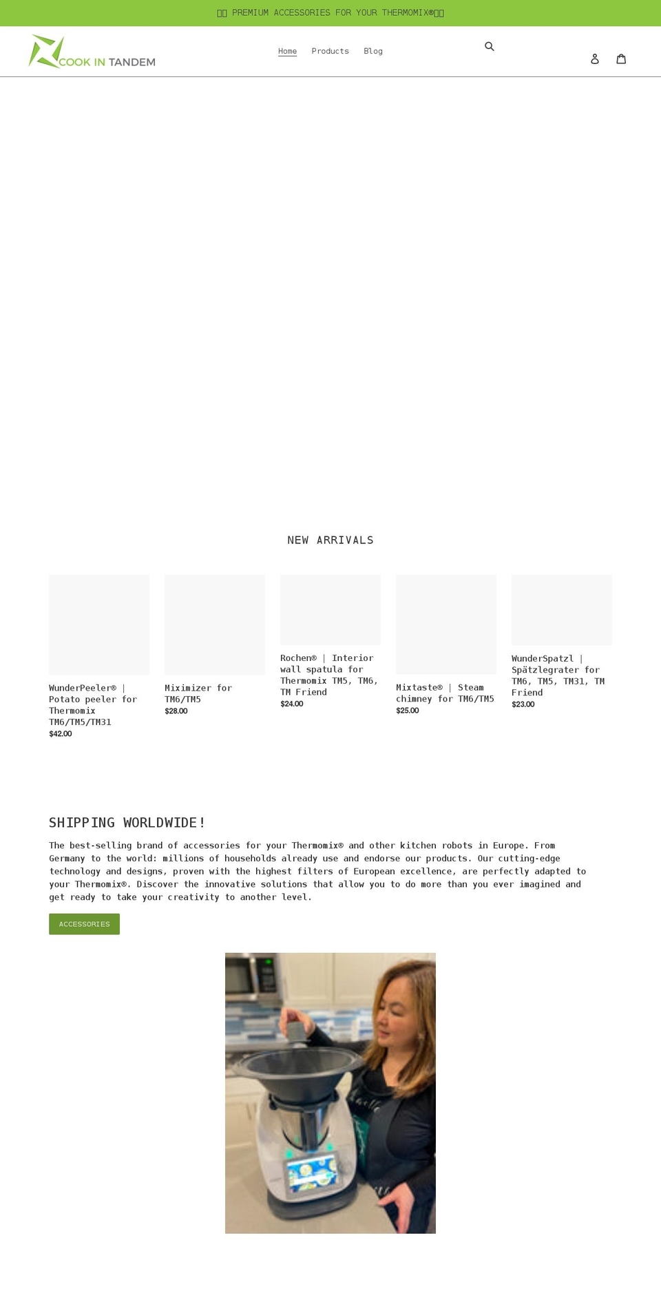 cookintandem.shop shopify website screenshot