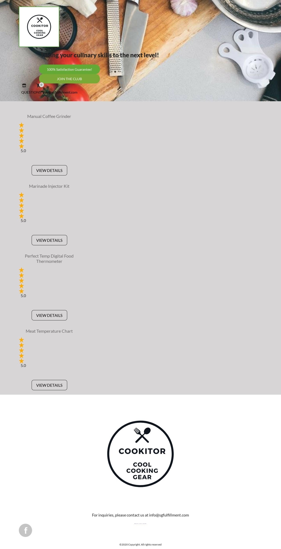 cookitor.com shopify website screenshot