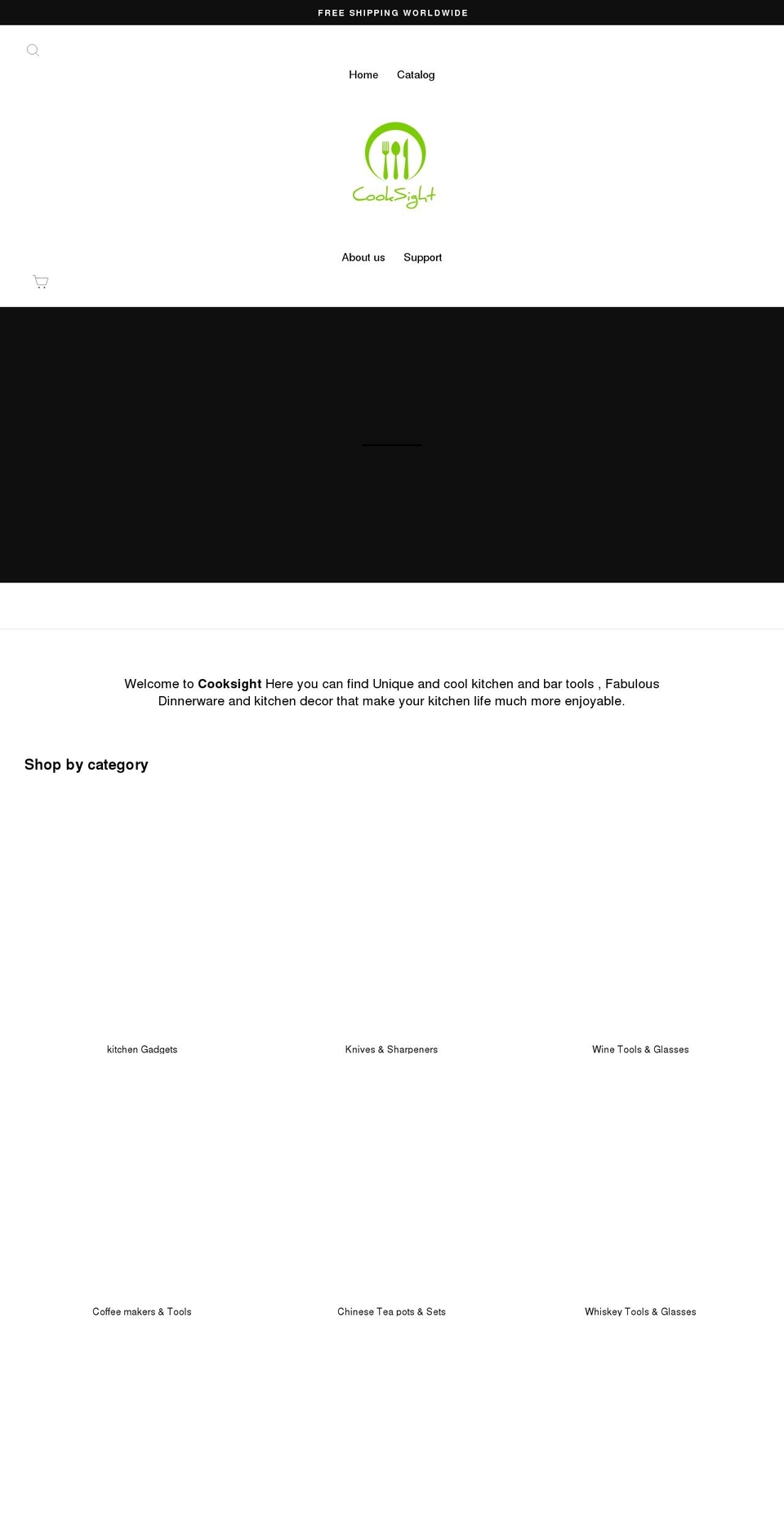 cooksight.com shopify website screenshot