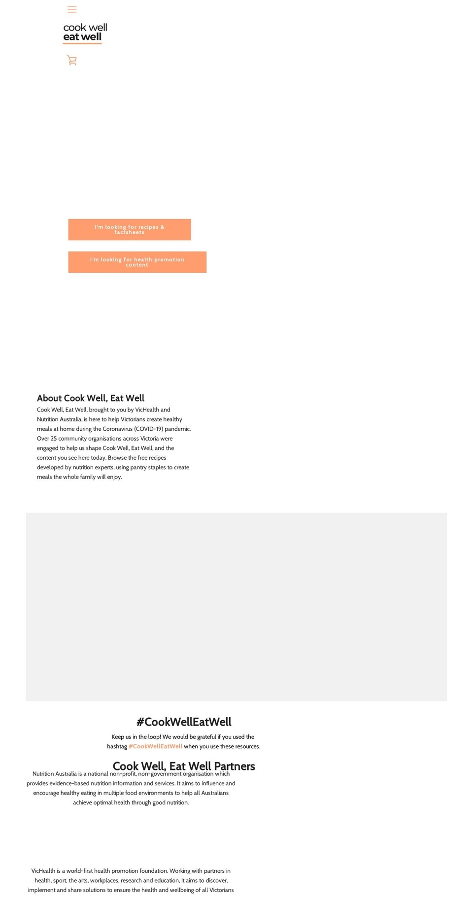 cookwelleatwell.org.au shopify website screenshot