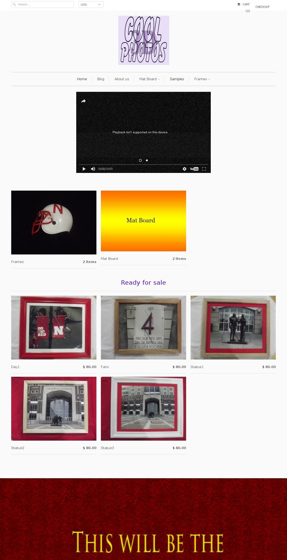 cool3dphotos.com shopify website screenshot