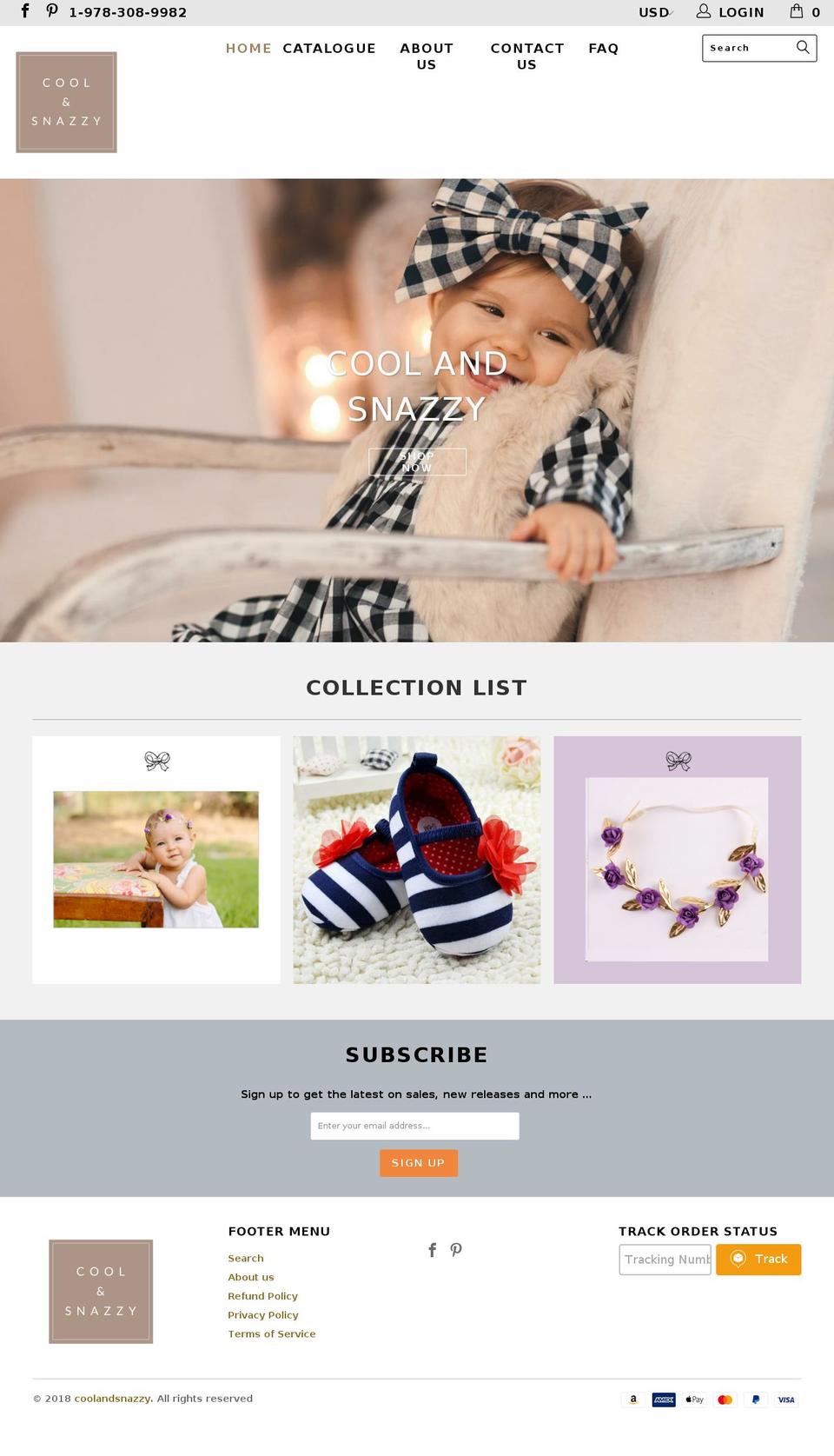 turbo-theme Shopify theme site example coolandsnazzy.com