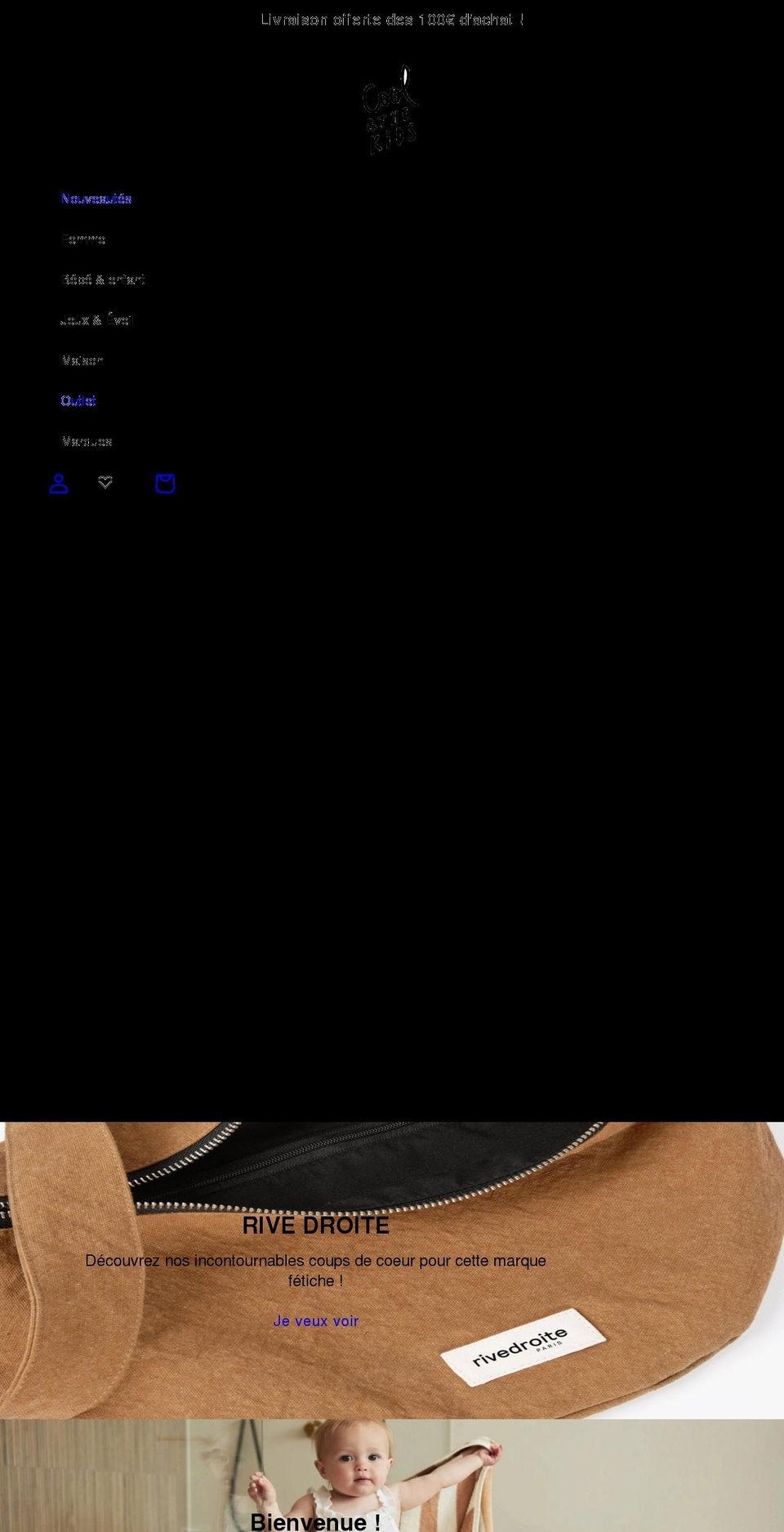 coolandthekids.com shopify website screenshot