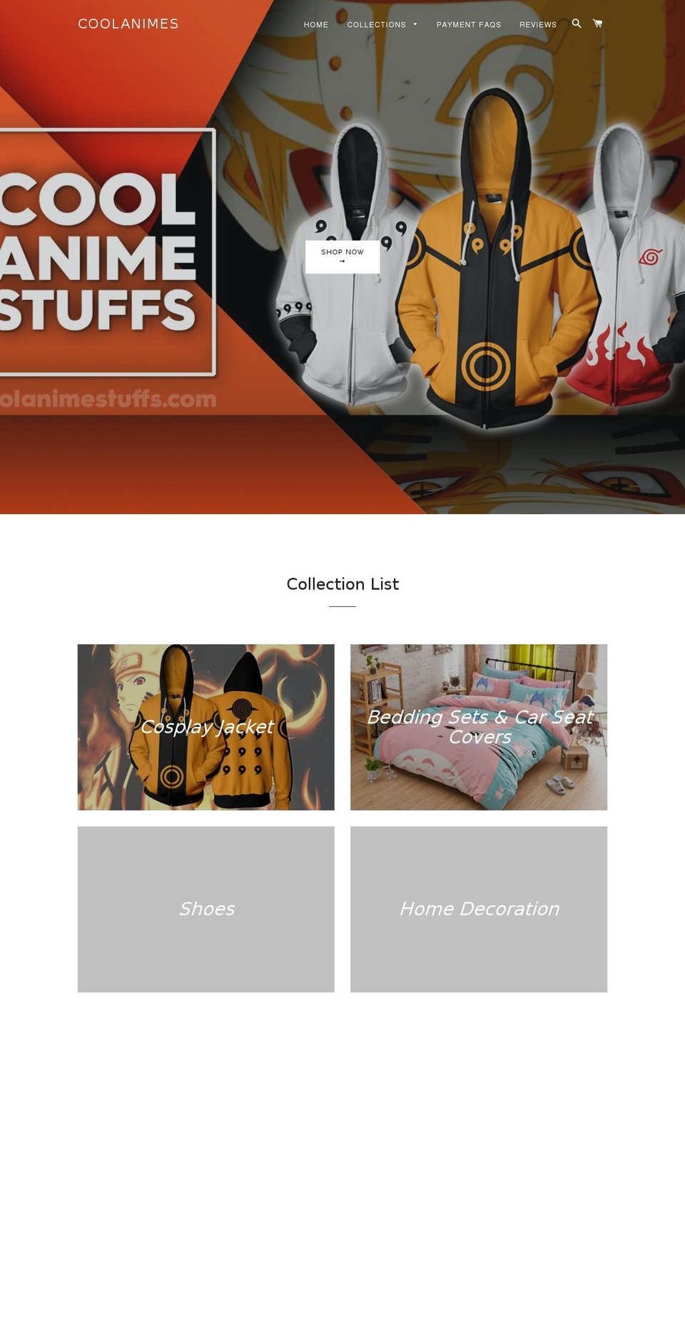 themex-1-8-0-install Shopify theme site example coolanimestuffs.com