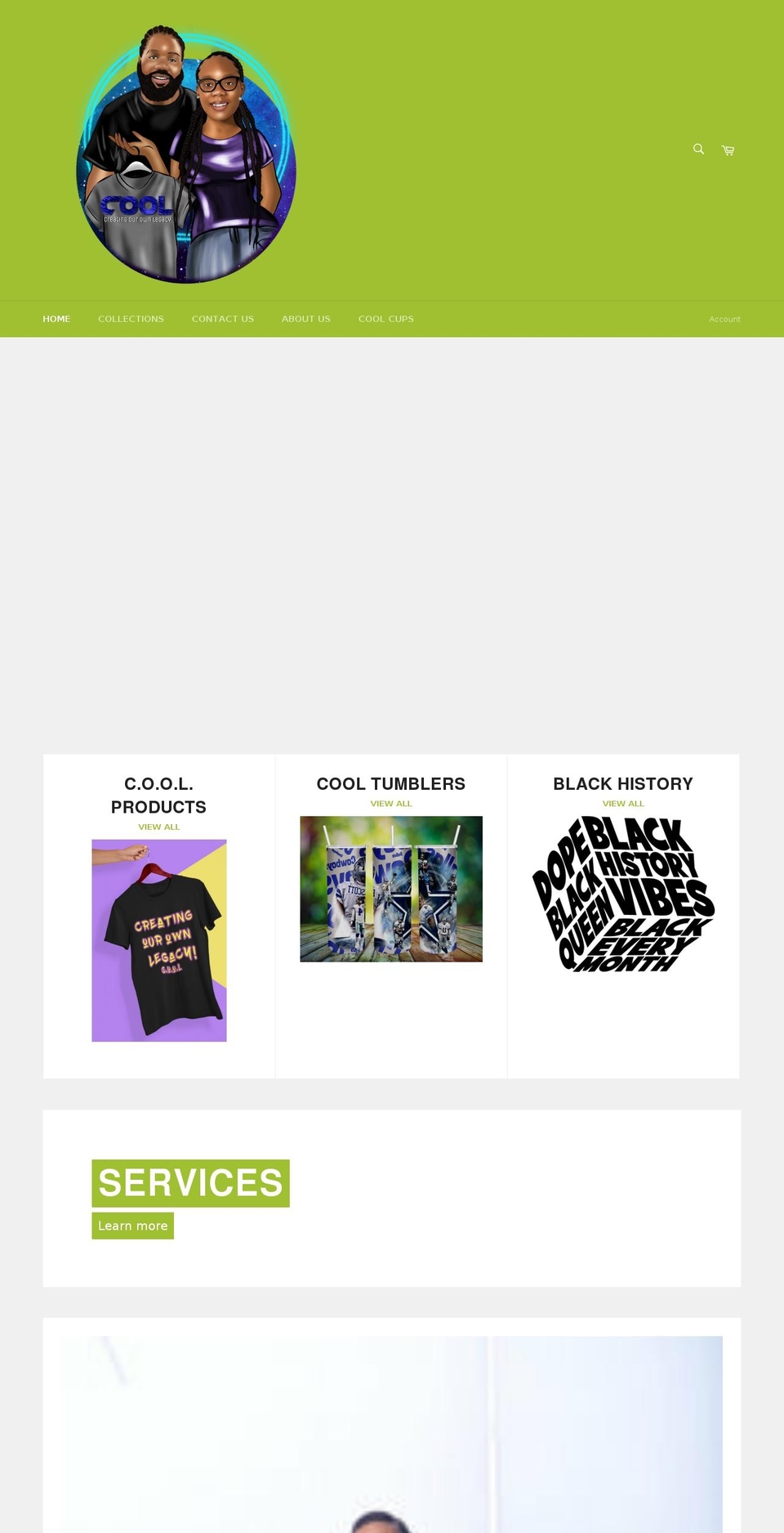 coolapparelclothing.com shopify website screenshot