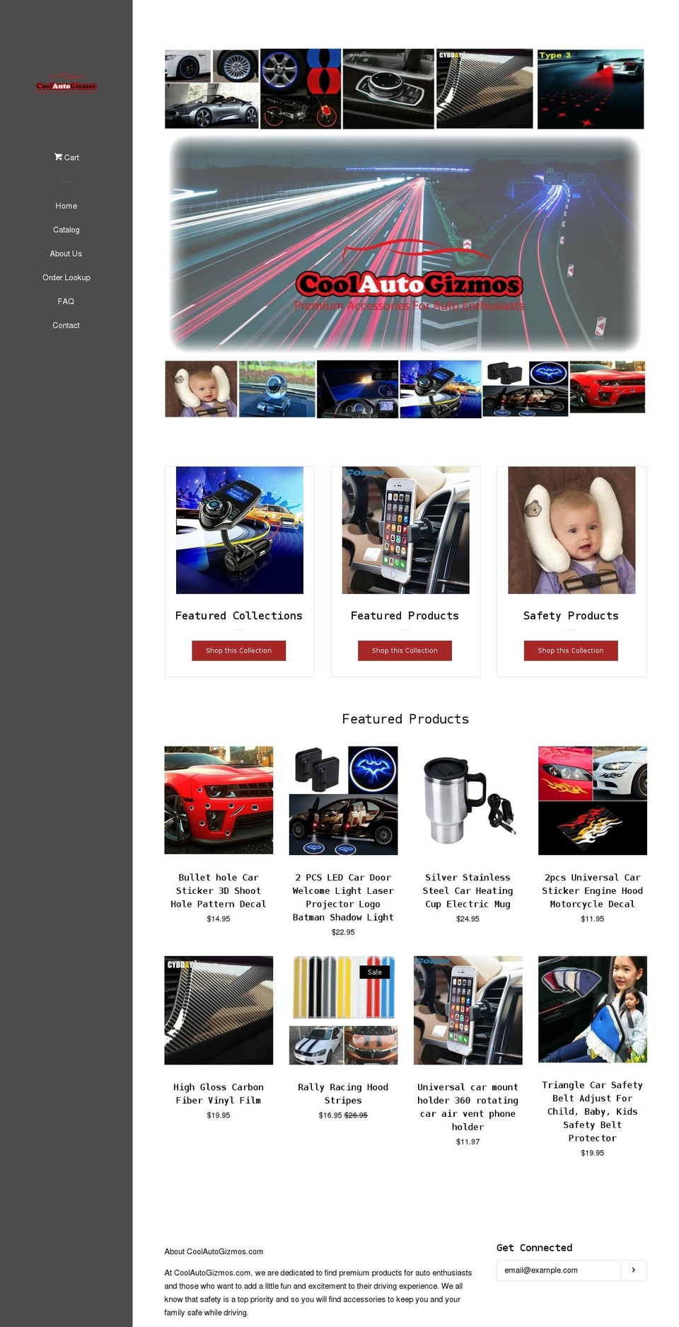 Tech Shopify theme site example coolautogizmos.com