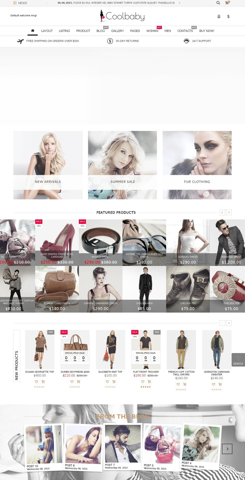 v- Shopify theme site example coolbaby-default.myshopify.com