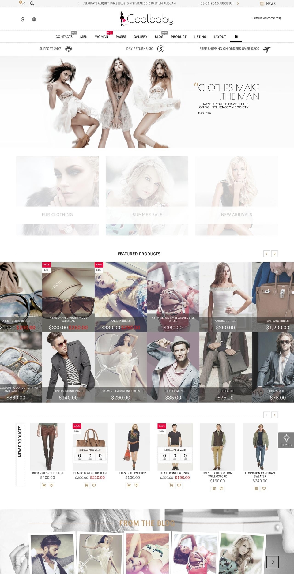 coolbaby-rtl.myshopify.com shopify website screenshot