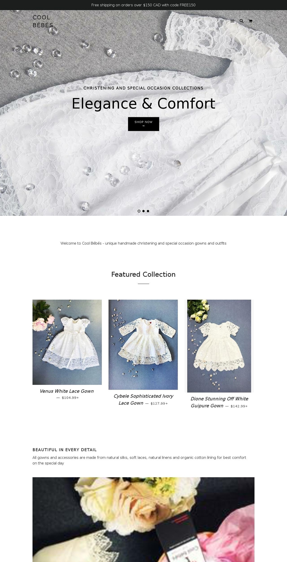 coolbebes.com — Shopify storefront screenshot