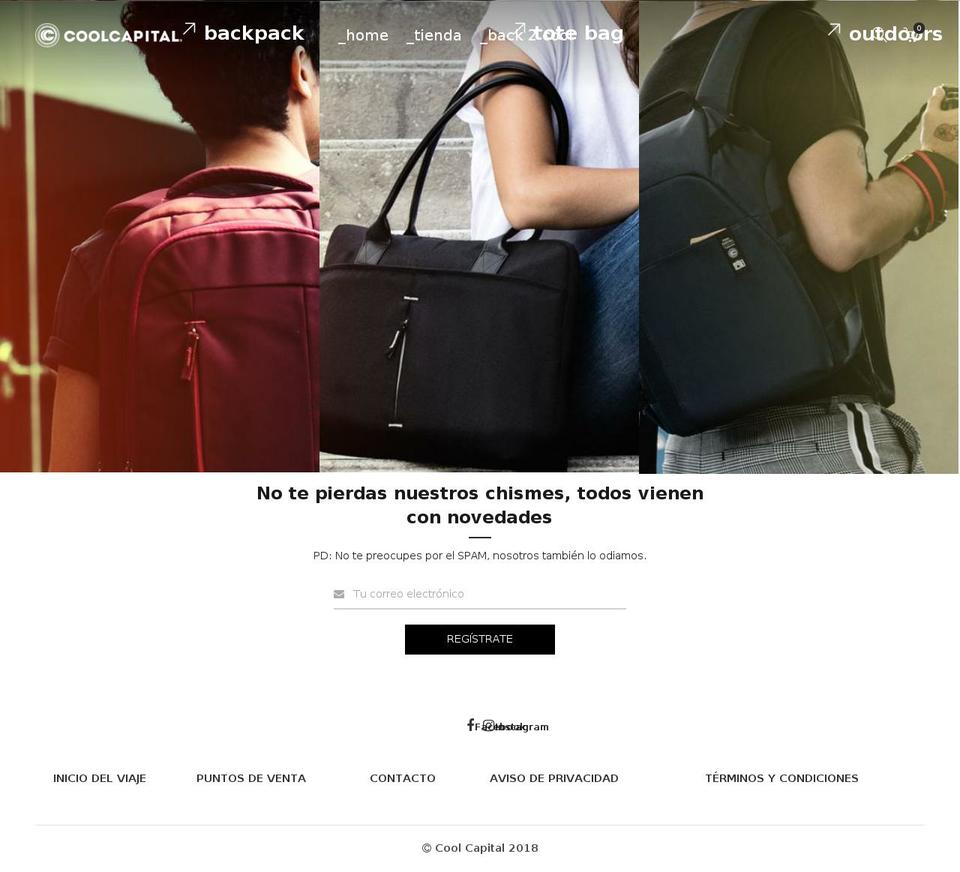 coolcapital.com.mx shopify website screenshot