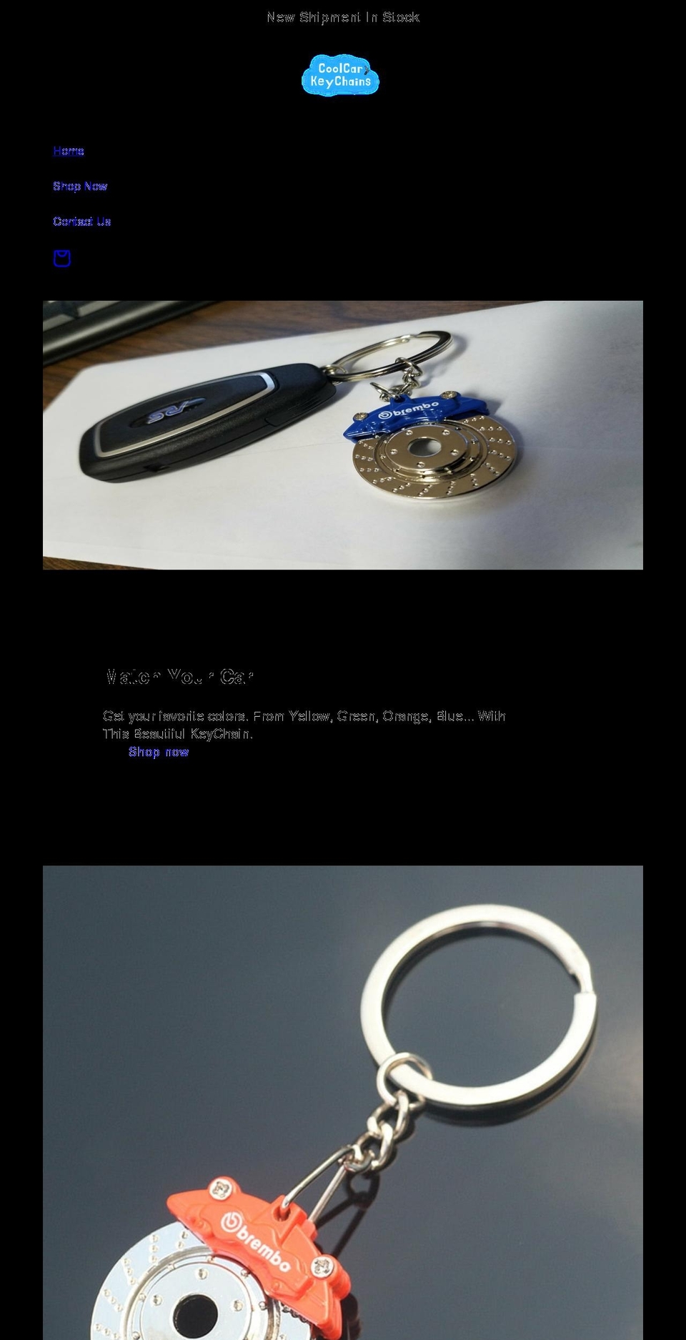 coolcarkeys.com shopify website screenshot