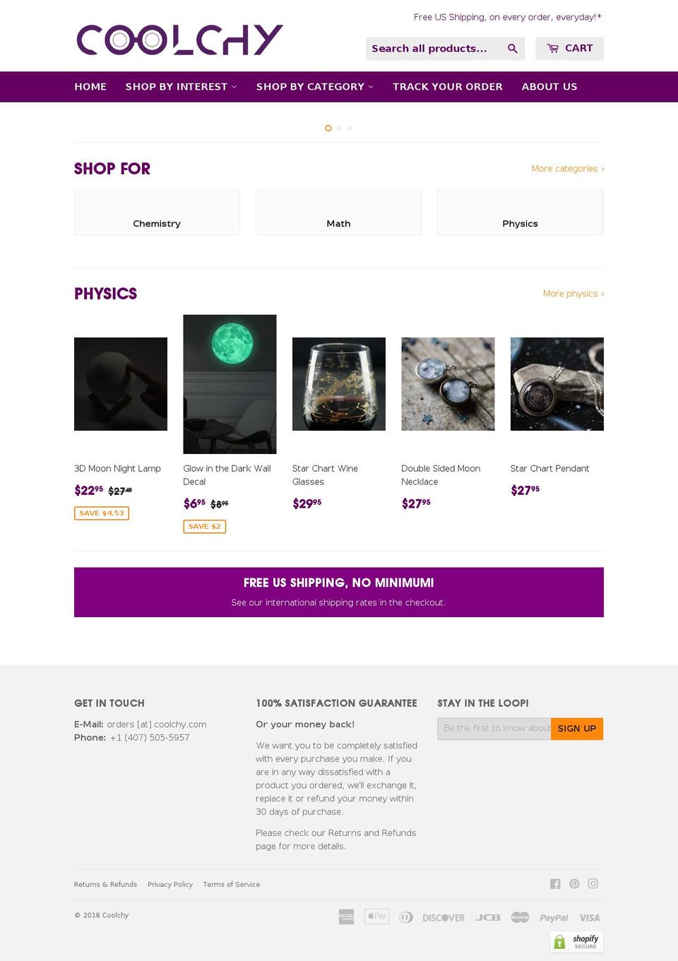 coolchy.com — Shopify storefront screenshot