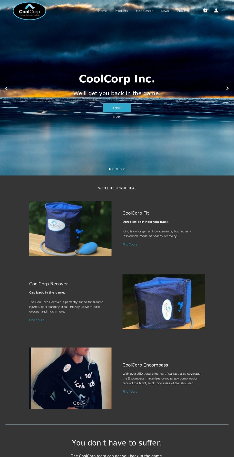 coolcorpinc.com — Shopify storefront screenshot