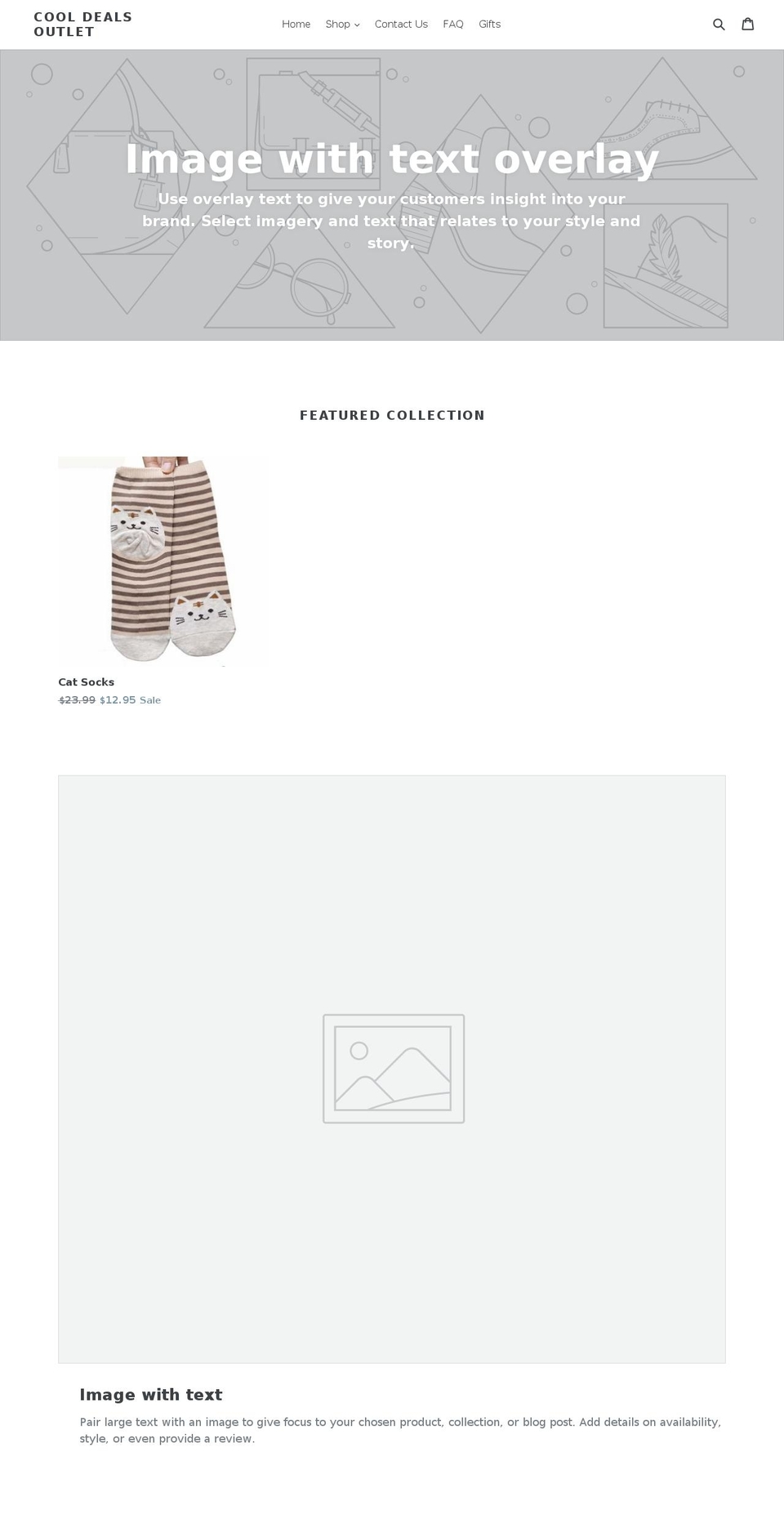 cooldealsoutlet.com — Shopify storefront screenshot