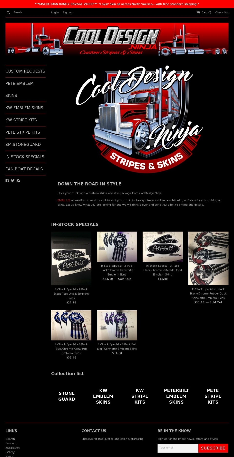 cooldesign.ninja shopify website screenshot