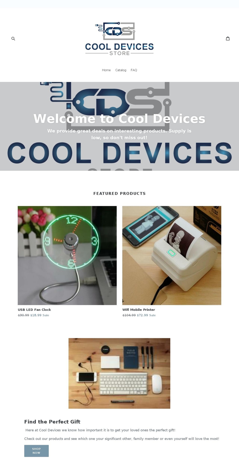 cooldevicesstore.com — Shopify storefront screenshot