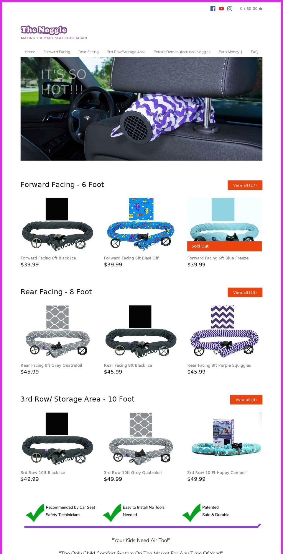 cooldownkids.com shopify website screenshot