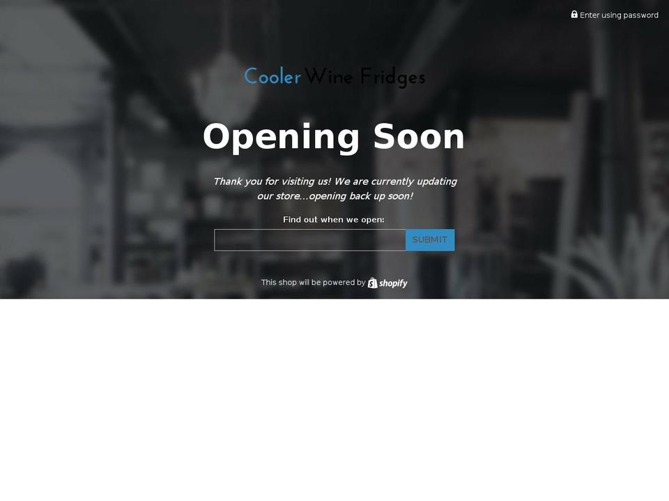 DSL-Theme Shopify theme site example coolerwinefridges.com