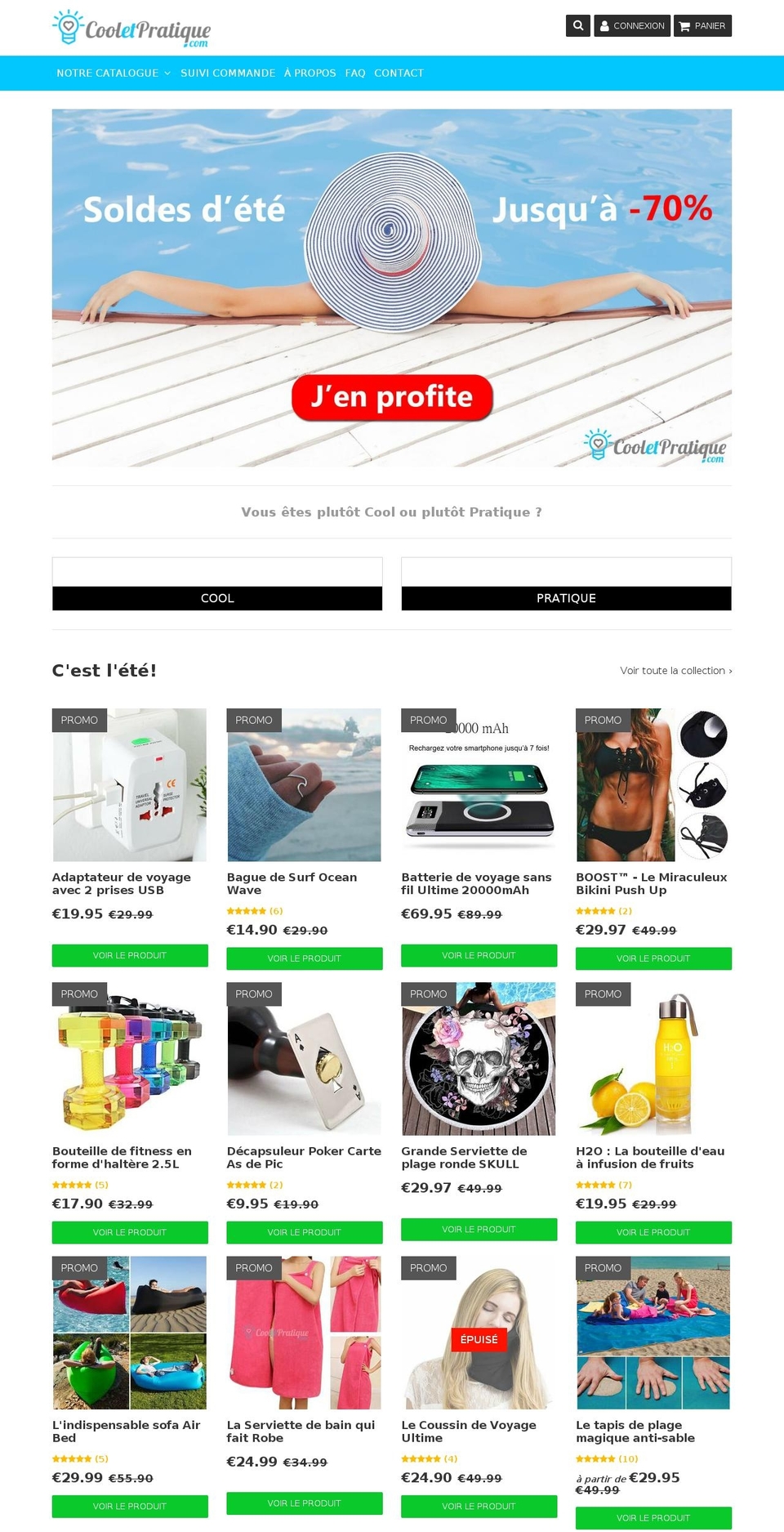 speedfly-1-10 Shopify theme site example cooletpratique.com