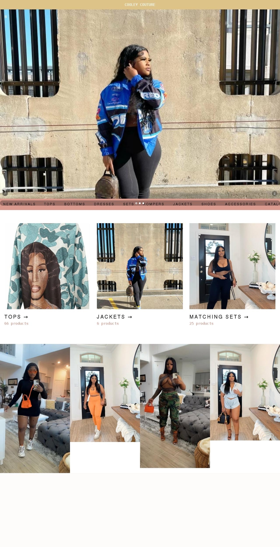 cooleycouture.com shopify website screenshot