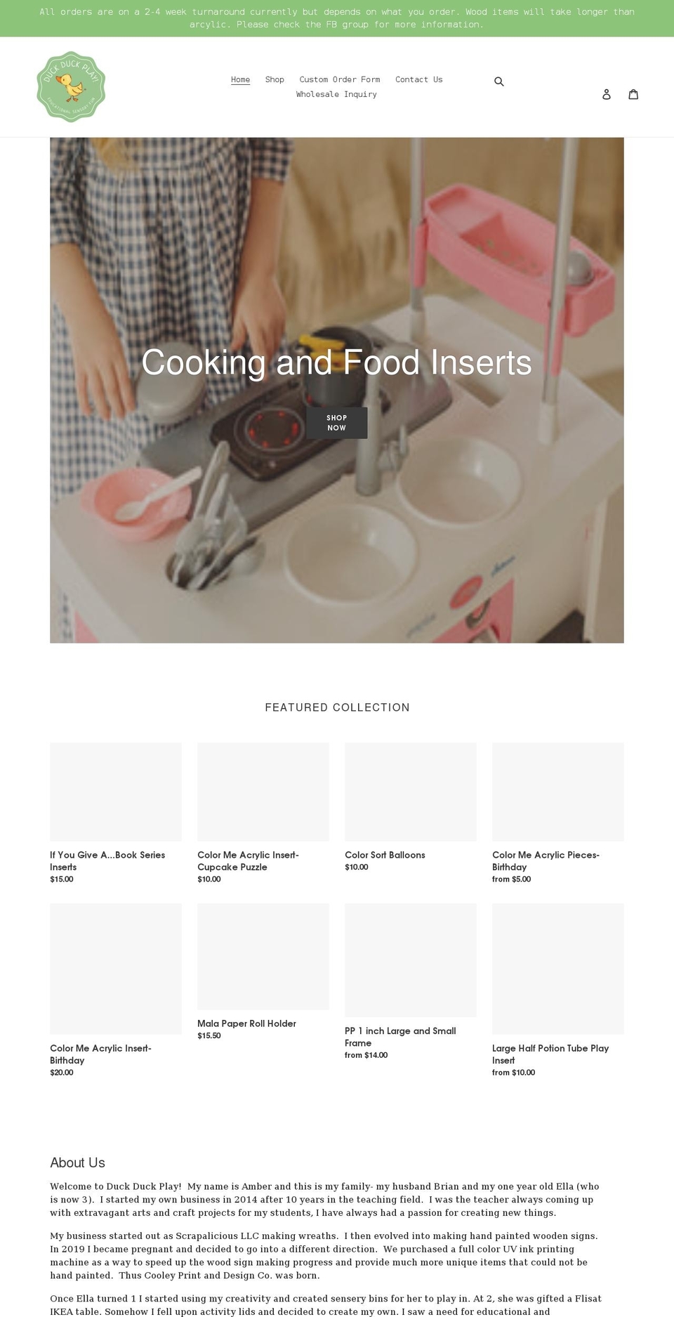 cooleyprintanddesign.com shopify website screenshot