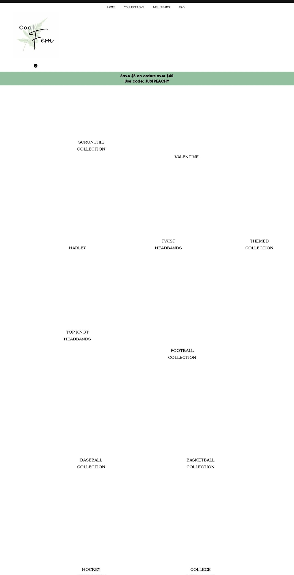 coolfern.com shopify website screenshot