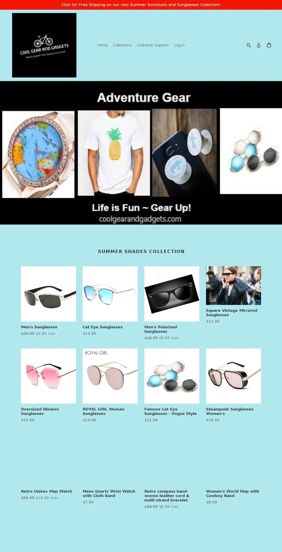 Kibo code v Shopify theme site example coolgearandgadgets.com