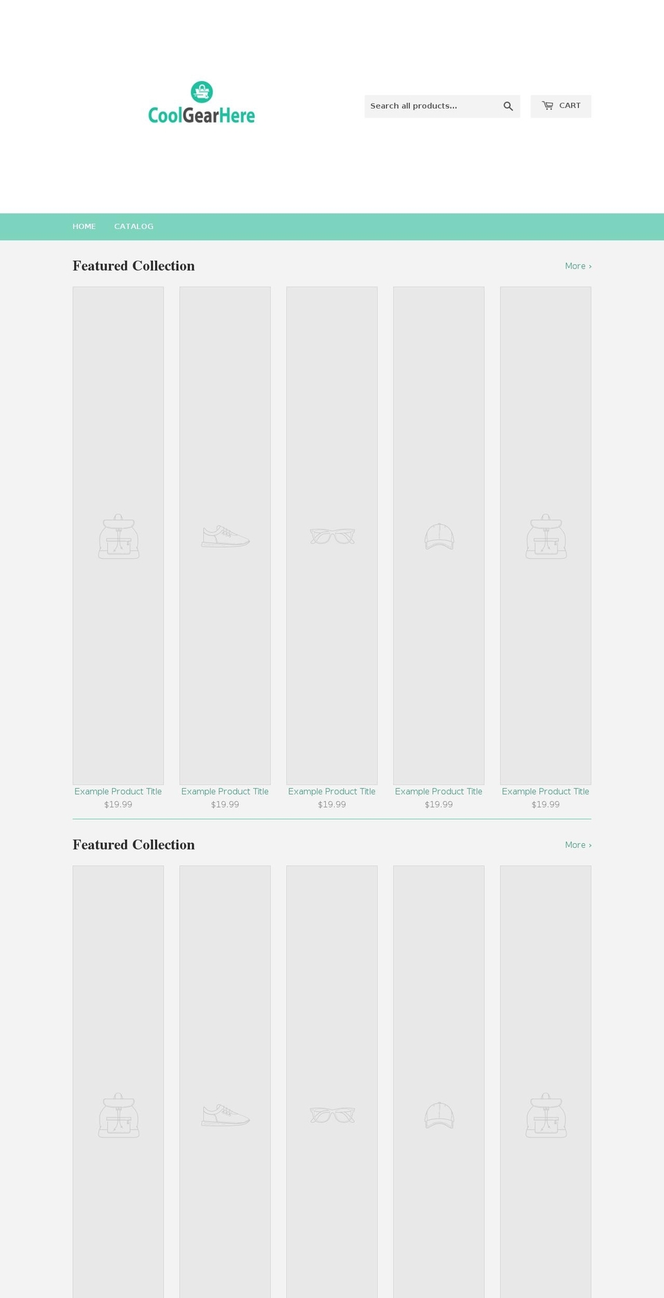 coolgearhere.com — Shopify storefront screenshot