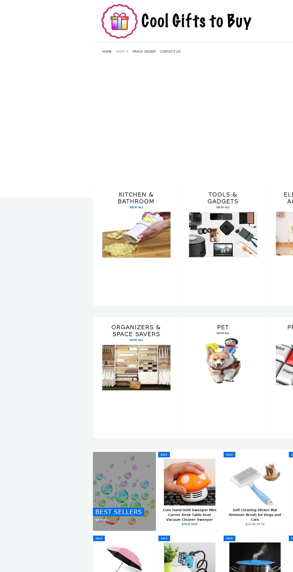 coolgiftstobuy.com — Shopify storefront screenshot