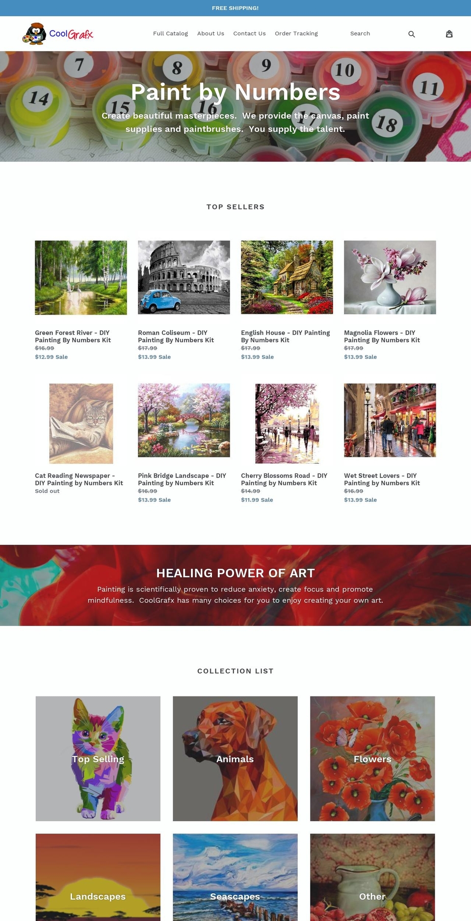 coolgrafx.com — Shopify storefront screenshot