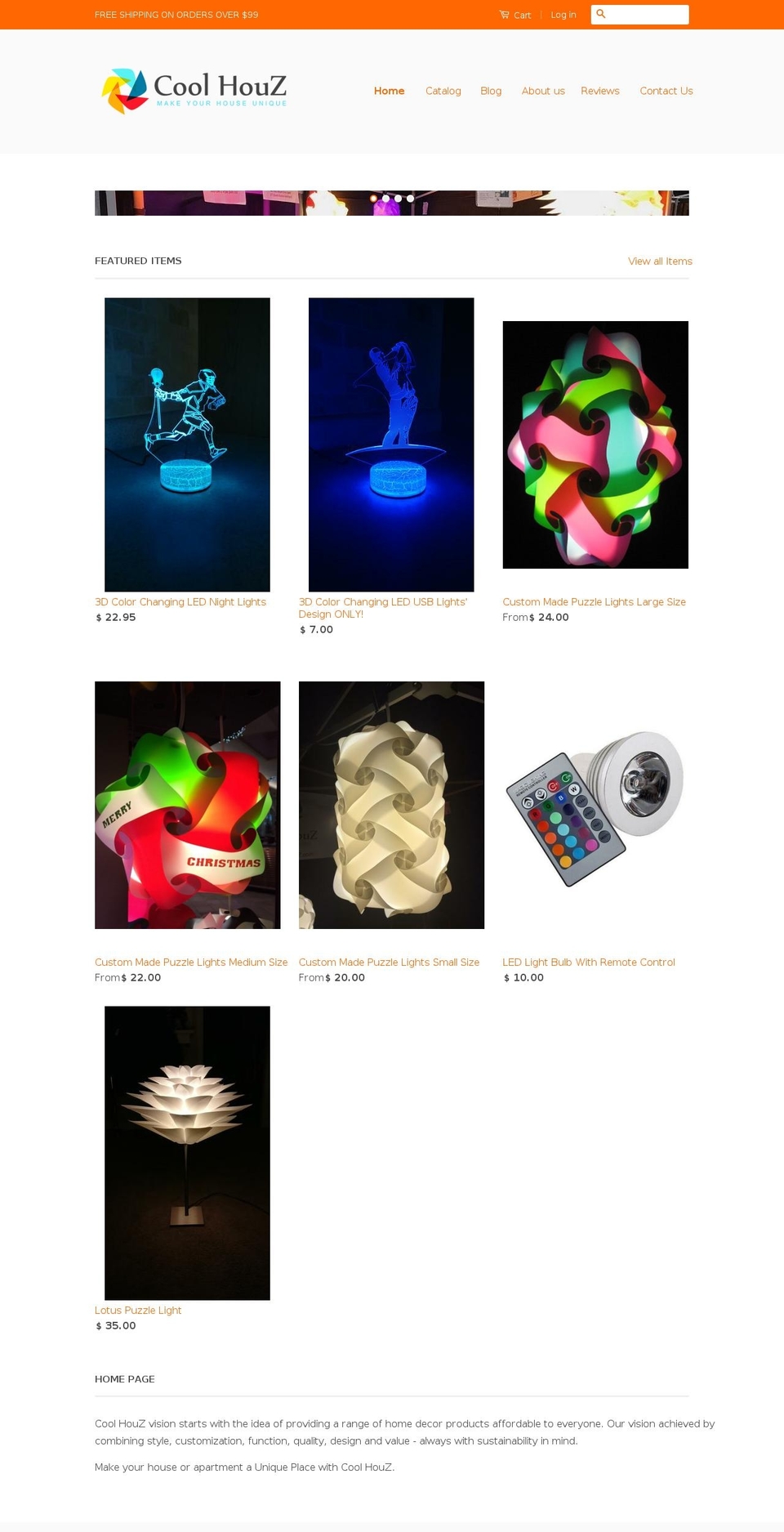 coolhouz.com — Shopify storefront screenshot