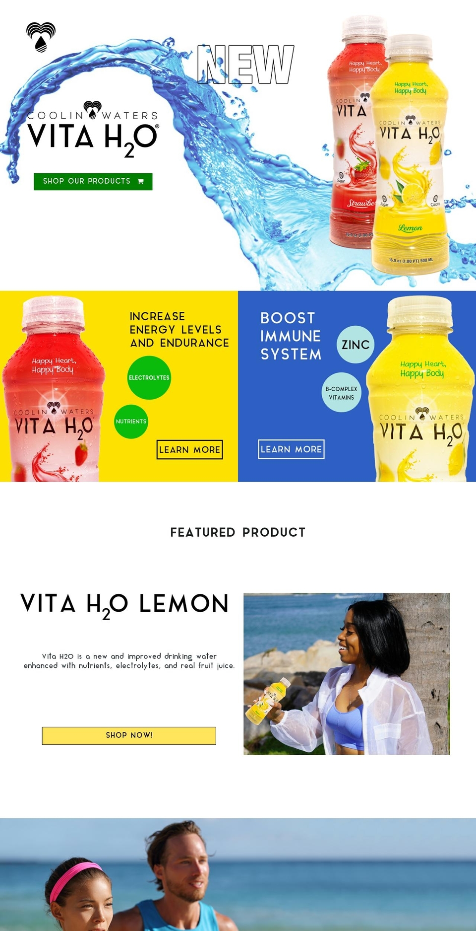 coolinwaters.com — Shopify storefront screenshot