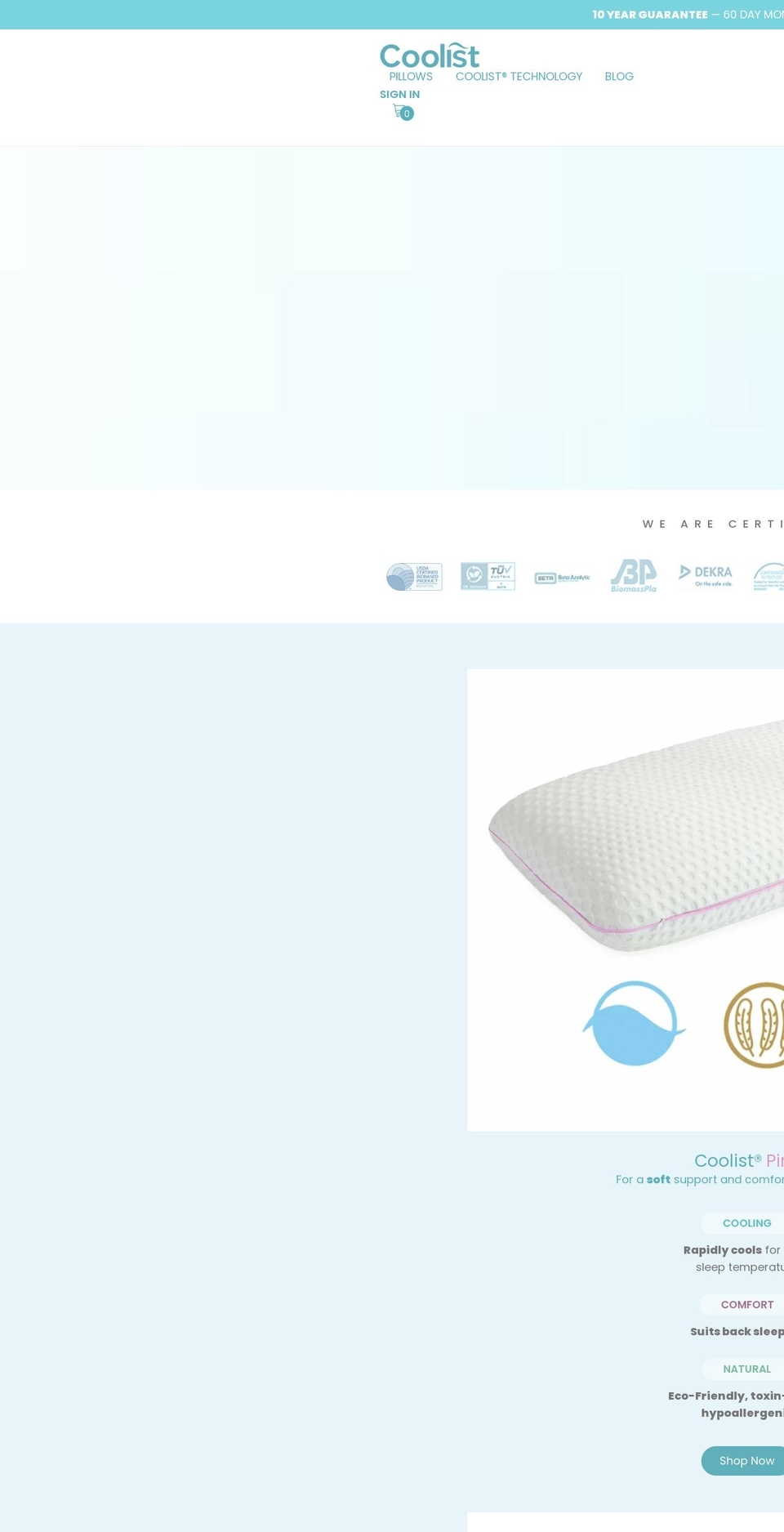 coolist.com shopify website screenshot