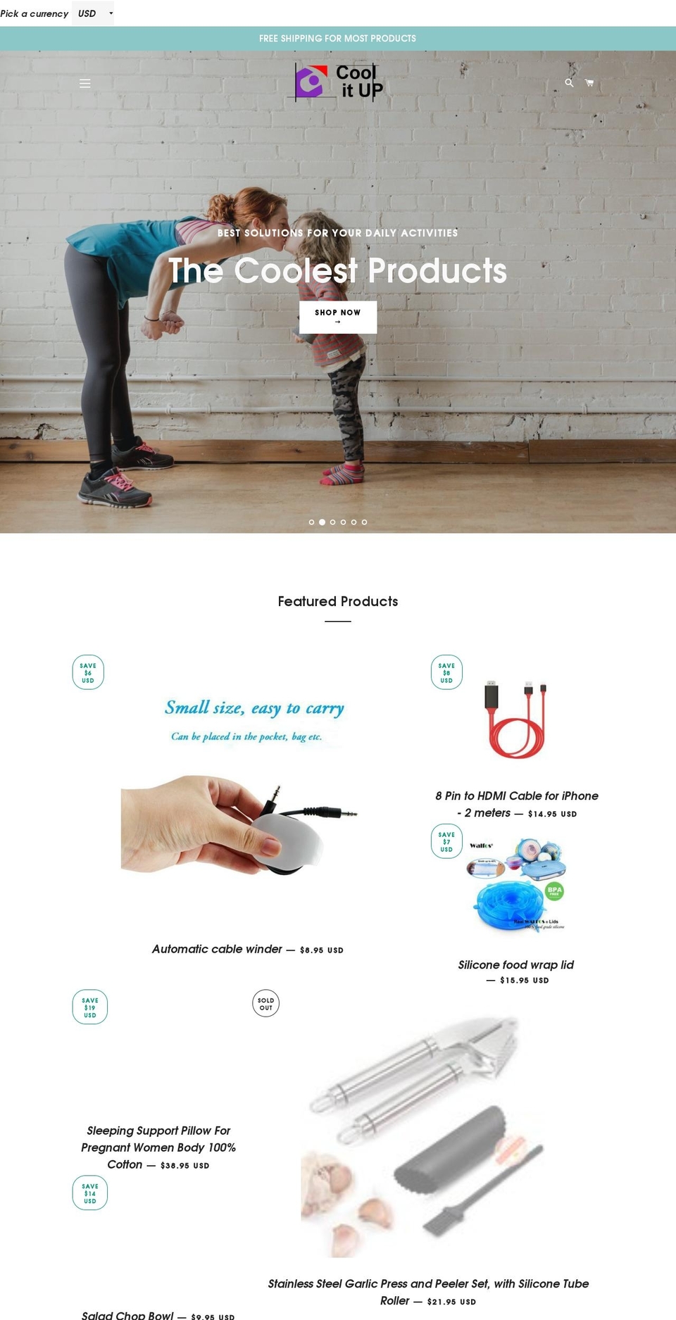 coolitup.com — Shopify storefront screenshot