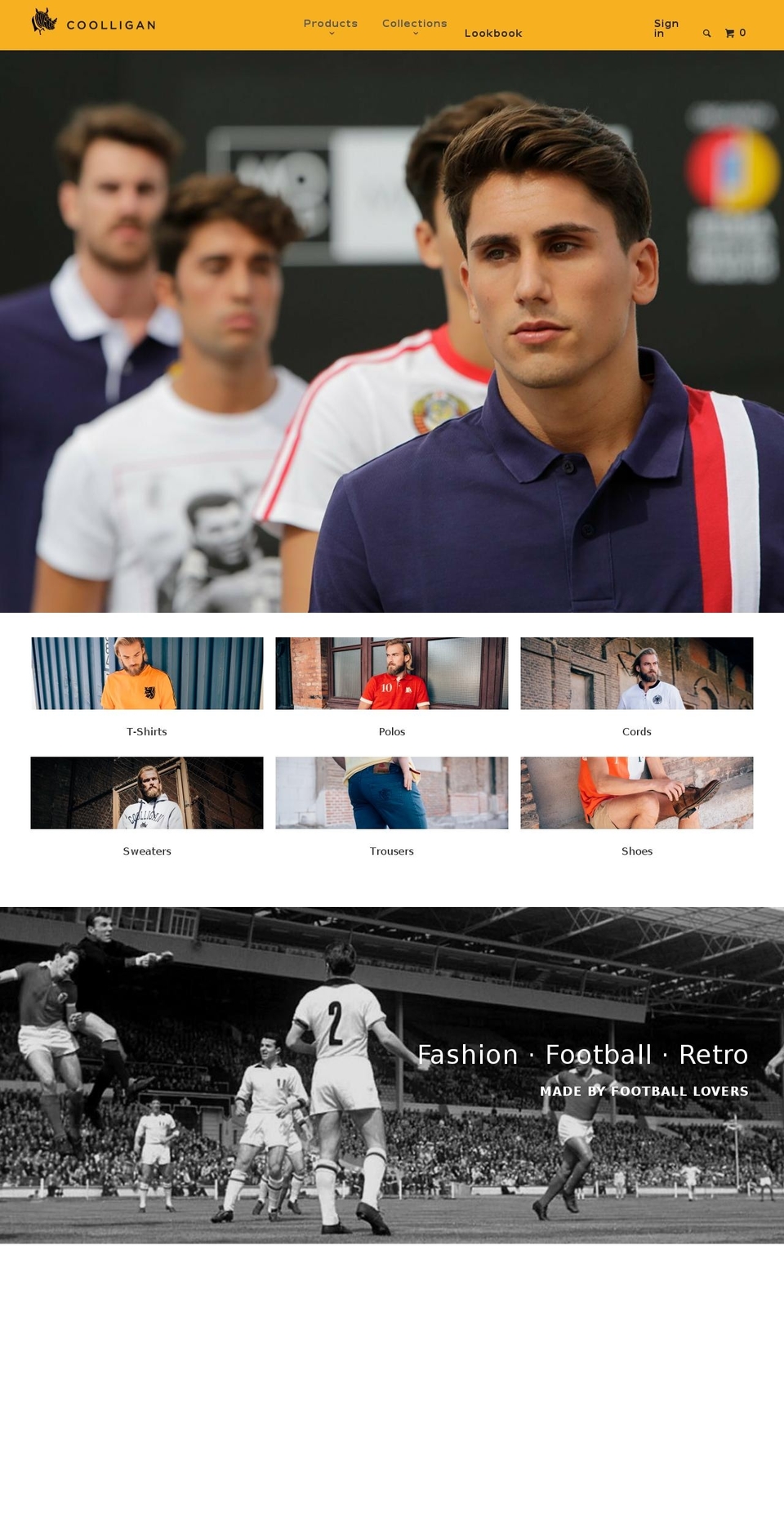 coolligan.co.uk shopify website screenshot