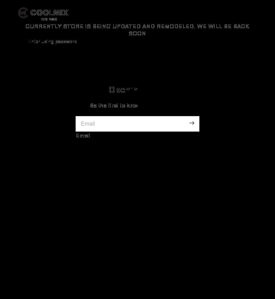 coolmixnyc.com shopify website screenshot