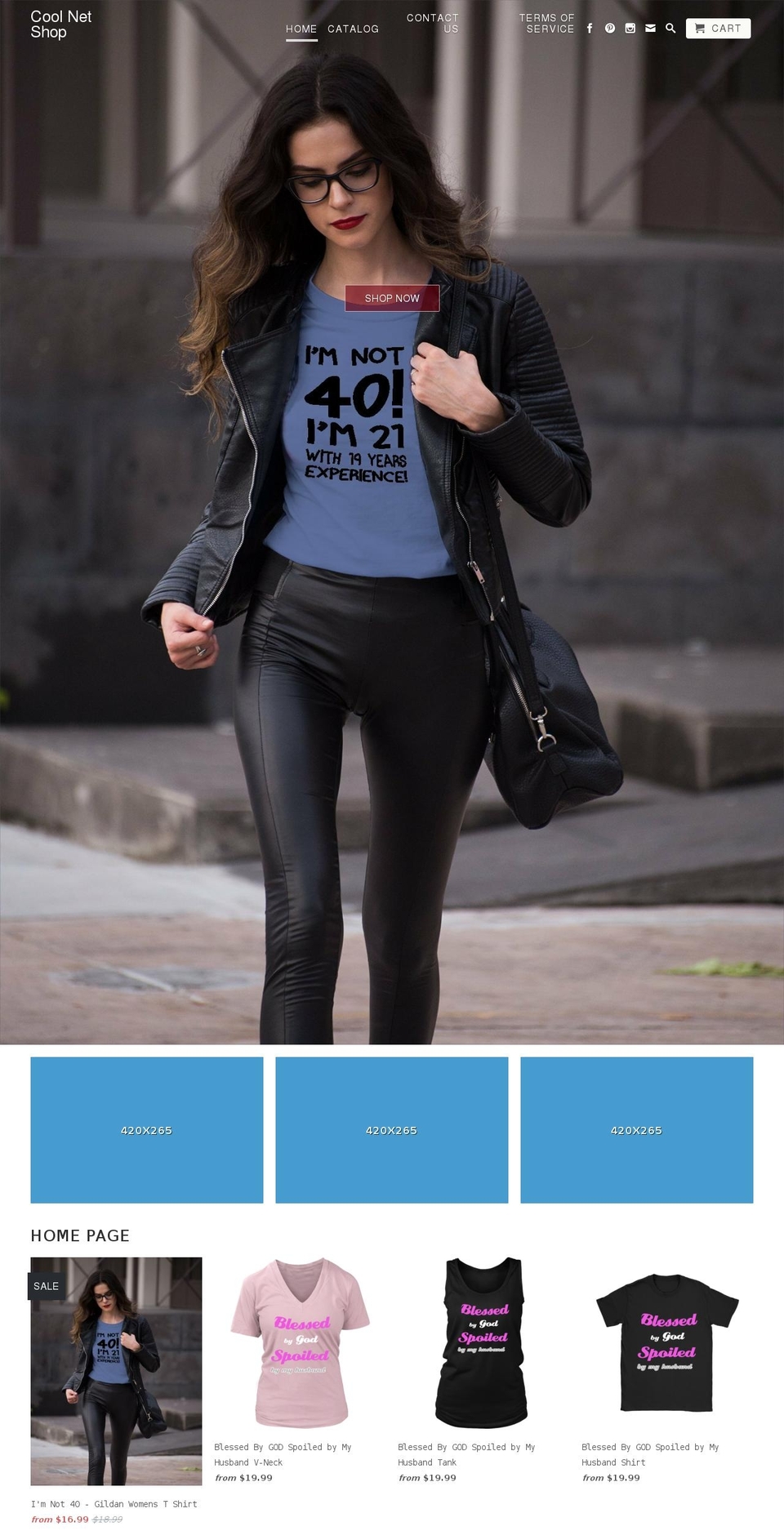 coolnetshop.com — Shopify storefront screenshot