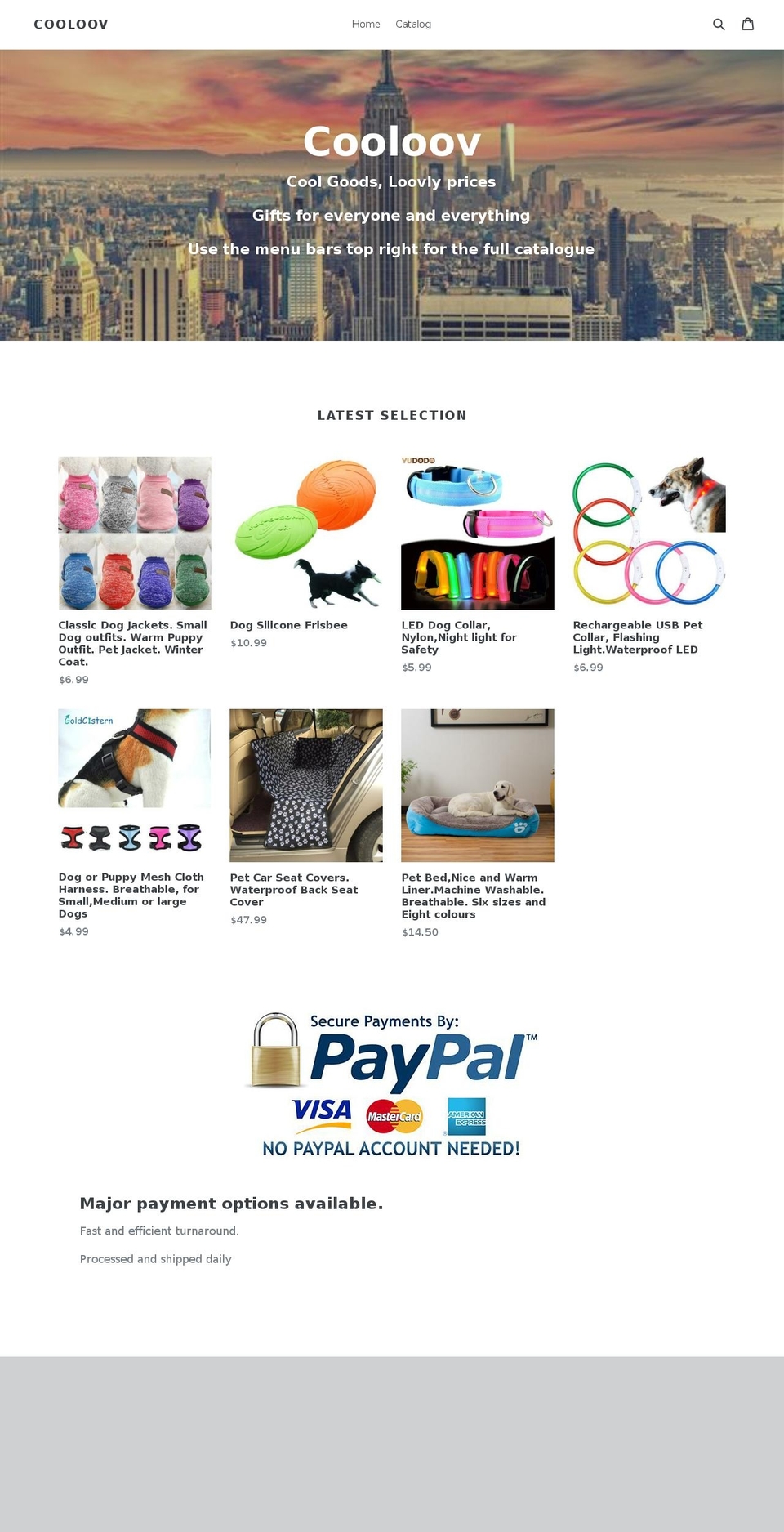 cooloov.com — Shopify storefront screenshot