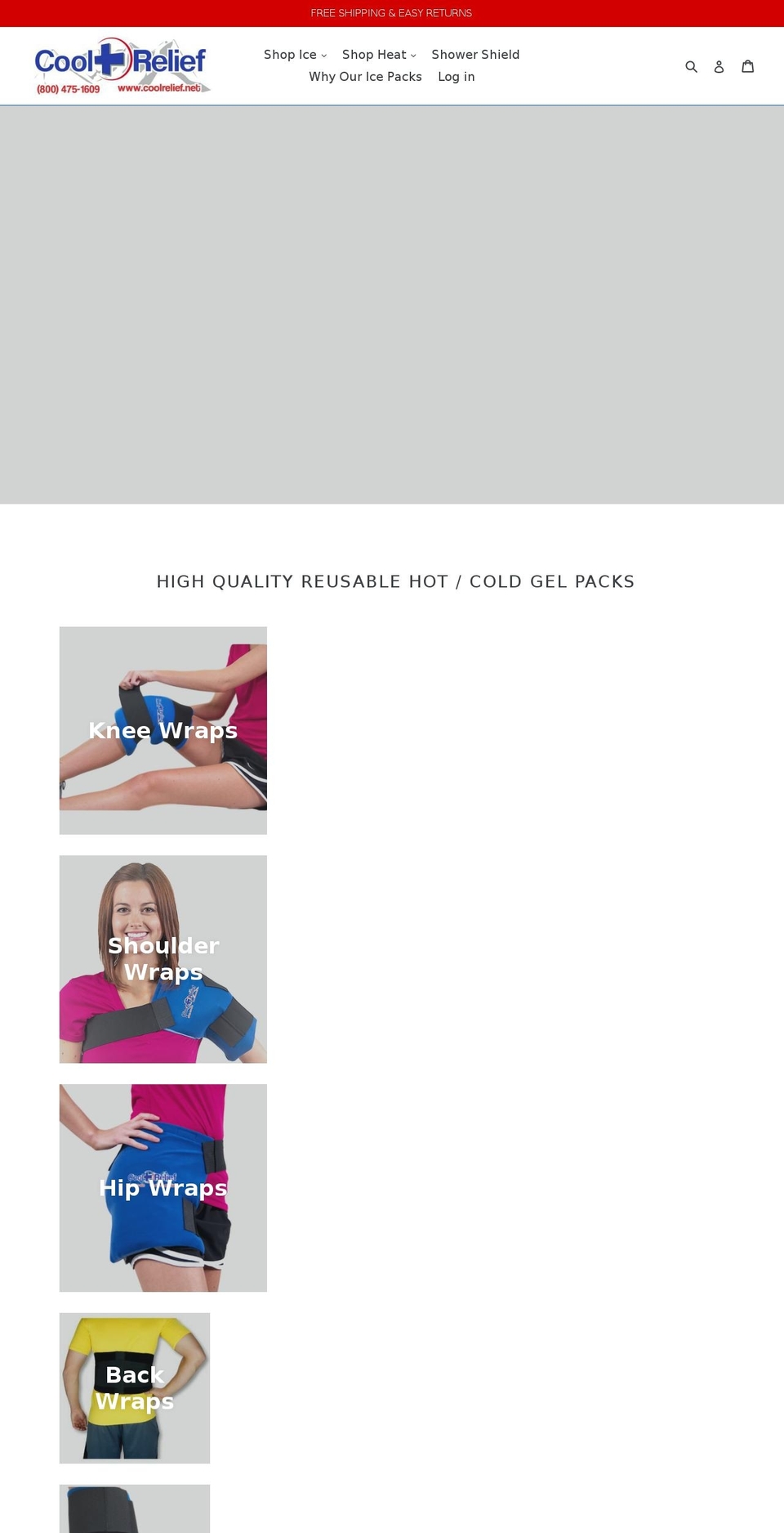 coolrelief.net shopify website screenshot